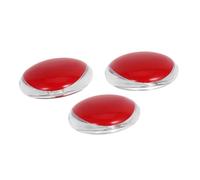 PLAFOPE 3 Piezas Organizador de Maquillaje portátil Recipiente de Polvo vacío Caja de Polvo de Viaje Red