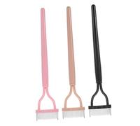 PLAFOPE 3 Piezas Peines Peines de Pestañas de Acero Inoxidable Separador de Pestañas para Maquillaje Preciso Removedor de Grumos y Definidor para Estilizado Profesional