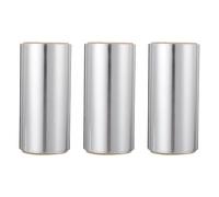 PLAFOPE 3 Rollos de Láminas de Aluminio Adecuado para Resaltado para Mechas de Cabello, Papel de Aluminio Plateado para Peluquería y Uso en Salón Profesional