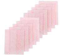 PLAFOPE 30 Discos Desmaquillantes Faciales Desechables para Mujer Exfoliantes y Limpiadores Tamaño Portátil Textura Perlada Rosa Ideales para Viaje y Uso Diario