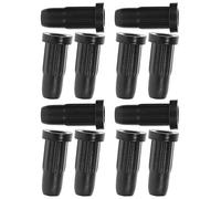 PLAFOPE 30 Piezas Funda Protectora para Inserto de Vástago de Ruedas Funda de Plástico Negro para Repuesto de Casquillo de Silla de Oficina Accesorio para Protección y Prolongación de