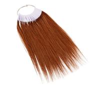 PLAFOPE 30 piezas Muestras de Mechas para Teñir Cabello Hebras Naturales Suaves para Entrenamiento Salón Carta de Colores para Estudiantes de Peluquería