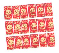 PLAFOPE 36 Piezas Sobres Rojos Chinos Tradicionales para Año Serpiente Bolsillos de Papel Rojo Fuelle Diseño Auspicioso para Regalos y Celebraciones Festivas