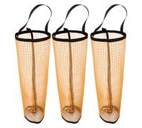 PLAFOPE 3piezas Bolsa de Malla Colgante para Pelotas de Tenis Almacenamiento Transpirable y Duradero para Pelotas Deportivas Práctica Bolsa Deportiva para Mujeres para Tenis y Golf