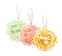 PLAFOPE 3piezas Esponja De Ducha Para Mujeres Estropajos De Baño Limpieza Corporal Profunda Esponjas De Baño