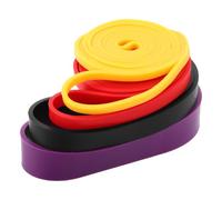 PLAFOPE 4 Piezas Bandas Elásticas de Resistencia TPE para Entrenamiento Fitness en Casa, Compactas y Portátiles, Ideales para Hombres y Mujeres en Ejercicios de Fuerza
