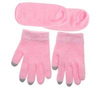 PLAFOPE 4 piezas Calcetines y Guantes Hidratantes de Gel para Spa Intensivo para Piel Seca y Agrietada Protección Nocturna para Manos y Pies Suaves