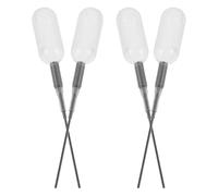 PLAFOPE 4 Piezas Pipetas de Plástico para Perfumes y Aceites Esenciales Cuentagotas sin Tapón con Control Preciso Herramienta Ligera para Dosificación Maquillaje Cuidado Piel y Bricolaje