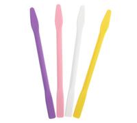 PLAFOPE 4 Piezas Varilla Agitadora De Silicona Palos De Mezcla Palitos De Silicón Para Manualidades Palos Para Manualidades Mezclador De Resina Gel De Sílice Reutilizable