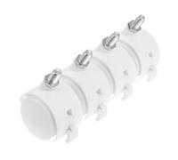 PLAFOPE 4 Ruedas Giratorias Freno para Muebles Ruedas de Plástico Blancas de 1,5 Pulgadas Repuesto para Sillas de Oficina y Escritorios y Resistentes para Diferentes Superficies