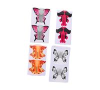 PLAFOPE 400 Piezas Herramientas para Uñas Pegatinas de Decoración para Uñas de Gel UV para Manicura Extensiones de Puntas para Nail Art Stickers Color Aleatorio