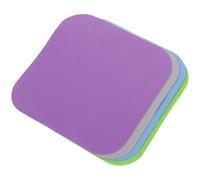 PLAFOPE 4piezas Alfombrillas de Goma Antideslizantes para Abrir Frascos Unidades Diseño Multifuncional y Flexible Abridor de Tapas y Posavasos de Cocina para Uso Fácil