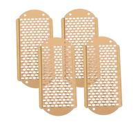 PLAFOPE 4piezas Rascador De Pies De Acero Inoxidable Limadora Profesional Para Durezas Diseño Ergonómico y Ligero Para Talones Agrietados y Pies Secos