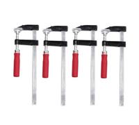 PLAFOPE 5 Abrazaderas Rápidas Herramienta Ligera y Cómoda para Carpintería de Acero en Forma de F para Uso Diario y Trabajos Manuales