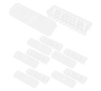 PLAFOPE 5 Piezas Caja de Almacenamiento para de Soporte Transparente para Botellas Organizador Ligero de Plástico para Clínicas y Laboratorios Protector para de Inyección