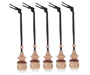 PLAFOPE 5 Piezas De Clip Para Perfume De Coche Cubierta De Madera Decorativa Para Colgar En La Botella De Perfume