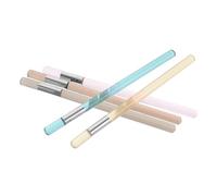 PLAFOPE 5 Piezas Lápices sin Tinta Reutilizables 5 Piezas Cuerpo Transparente, Punta Metálica Reemplazable, Lápiz Eterno Irrompible para Escritura, Dibujo y Arte en Escuela y Oficina