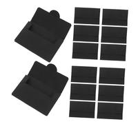 PLAFOPE 50 Fundas Protectoras Negras para Tarjetas de Visita y Llaves de Hotel, Papel Grueso que Previene Fallos Banda Magnética, Adecuado para Gimnasios y Hoteles