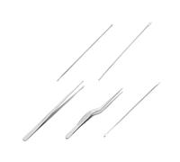 PLAFOPE 5piezas Kit Para Limpieza De Oídos Herramientas De Inoxidable Para Eliminar Cerumen Cucharas Ergonómicas Para Cuidado Seguro Familiar Portátil Para Uso Diario y Viaje