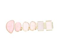 PLAFOPE 6 Paletas De Manicura Anillo De Resina Para Mezclar Colores Paleta De Decoración De Uñas