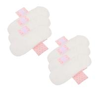 PLAFOPE 6 Piezas Reusable Washable Cotton Menstrual Pads For Women Postpartum Breathable Soft Daily And Overnight Sanitary Napkins