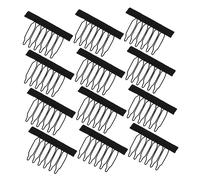 PLAFOPE 60 Peines y Clips para Pelucas en Acero al Carbono, Fáciles de Usar, Ideales para Hacer Gorros de Peluca en Barberías o Uso Personal