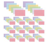 PLAFOPE 600 minifichas: Tarjetas de Vocabulario para Escribir - Tarjetas de cartulina Rayada - Herramientas de Estudio portátiles para el Aprendizaje de Idiomas
