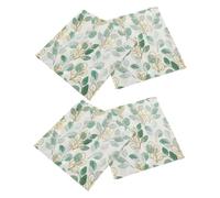 PLAFOPE 60hojas Servilletas Pack De Diseño De Verdes Para Celebraciones y Decoración De Mesas