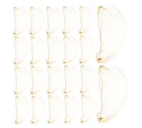 PLAFOPE 60piezas Bolsa para Rizador de Pelo Borde Elástico de Redes para Niñas de Ballet Soporte para Moños Accesorios Cabello de Baile