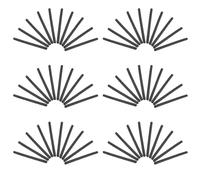 PLAFOPE 60piezas Palitos de Moxibustión Negro de Incienso Herbal para Calentar Accesorios de Moxa para Uso el Hogar