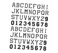 PLAFOPE 72 piezas Parches Termoadhesivos Letras y Números para Ropa DIY Apliques Decorativos para Camisetas Abrigos Suéteres y Bolsas Reutilizables y