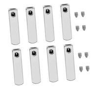 PLAFOPE 8 Piezas Puntas de Metal para Cordones de Zapatos Accesorios Reemplazo para Sneakers Cabezas de Cordones Resistentes Puntas de Cuerda para Ropa Diseño