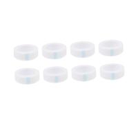 PLAFOPE 8rollos Cinta Para Pestañas Cinta De No Tejida Protector De Piel Para Ojos Blanco Herramienta Auxiliar Para Extensiones De Pestañas Uso Salones De Belleza