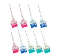 PLAFOPE 9 Piezas Pinceles para Teñir Pelo con Mango Ergonómico Aplicadores de Plástico Duraderos para Salones y Uso Profesional Precisión para Coloración y Mechas Uniformes