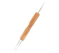 PLAFOPE Aguja de Crochet para Rastas 0,5 Mm Set Doble y Simple Herramienta para Cabello Rastas Profesional Doméstico Mantenimiento Peluquería Portátil