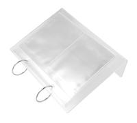 PLAFOPE Álbum de Exhibición para Pegatinas de Uñas 68 Ranuras Transparente Tamaño 4 Pulgadas Libro Portátil para Almacenamiento y Organización de Calcomanías Decoración Uñas