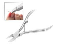 PLAFOPE Alicate para Cutículas de Acero Inoxidable con Resorte Fuerte Diseño Ergonómico y Corte Preciso para Manicura y Pedicura Casa o Salón para Eliminar Piel Muerta y Cutículas