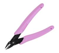 PLAFOPE Alicates para Manicura de Acero Inoxidable Removedor de Gemas de Imitación para Uñas Herramienta Portátil para Eliminar Adornos de Uñas Cortauñas Metálico Color Púrpura