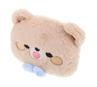 PLAFOPE Almohada Reposacabezas Coche Bordado con Lazo y Oso de Peluche Cojín Cuello para Conducción Accesorios Interiores Vehículos