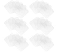 PLAFOPE Almohadillas Adhesivas de Doble Cara Transparentes 57X57 CM Nano Acrílico 100 Micras 150 Unidades Cinta Fuerte para Manualidades Colgar Cuadros y Decoración de Pared