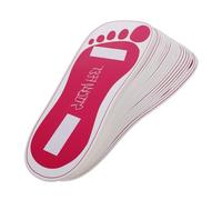 PLAFOPE Almohadillas Desechables Para Pies De Bronceado En Aerosol 25 Pares, Tamaño Estándar, Protectores Adhesivos Para Suelas, Aptas Para Piel Sensible, Uso Profesional En Salones y Bronceado Móvil