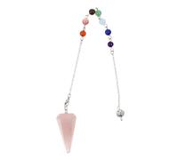 PLAFOPE Amuleto Colgante de Cristal de con Péndulo Hexagonal para Conmemorar Viajes de Llena