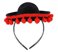 PLAFOPE Banda Para El Cabello Estilo Mexicano Tocado De Carnaval Mini Aro Para El Cabello Para Fiesta