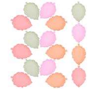 PLAFOPE Bandeja de Clasificación de Piedras Preciosas Portátil 16 Piezas Bandeja de Embudo de Cuentas de Plástico en Forma de Hoja, para Rhinestones y Cuentas, para Manualidades DIY