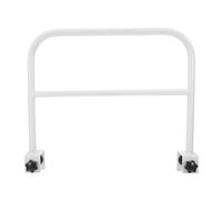 PLAFOPE Barandilla de Cama Lateral de Color Blanco 40 Cm X 30 Cm Manija de Soporte, Barrera de Seguridad Acolchada para Personas Mayores y Protección Antivuelco para Cuidado Domiciliario
