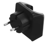 PLAFOPE Base de Carga para Cepillo de Dientes Eléctrico Cargador Inalámbrico sin Cables con Base Antideslizante para Baño y Viaje Color Negro Modelo Europeo