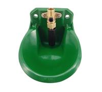 PLAFOPE Bebedero Automático para Ovejas Cuenco De Agua Verde Plástico con Válvula De Cobre para Granjas Ganado De Casa Y Comercio