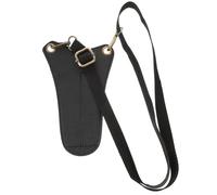 PLAFOPE Bolsa Adecuado para Multifuncional para Negra Tijeras de Peluquería de Cuero Compartimentos Portátil Peine y Tijeras Profesionales del Cabello