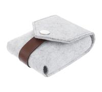 PLAFOPE Bolsa Pequeña Protege y Organiza Tu Maquillaje para Lápiz Labial con Espejo Incorporado, Material Fieltro y Acrílico, Adecuado para Camping y Senderismo