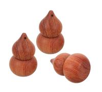PLAFOPE Botella Difusora de Aceite Esencial 1 Ml Forma Calabaza para Coche Madera Portátil 3 Uds